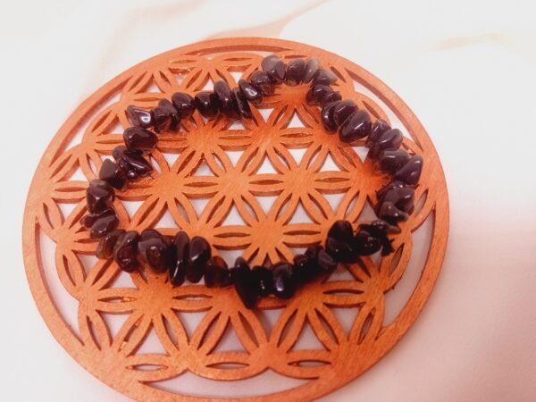 Pulsera de Chip de Obsidiana negra - Imagen 2