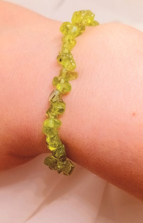 Pulsera de Chip de Peridoto - Imagen 2