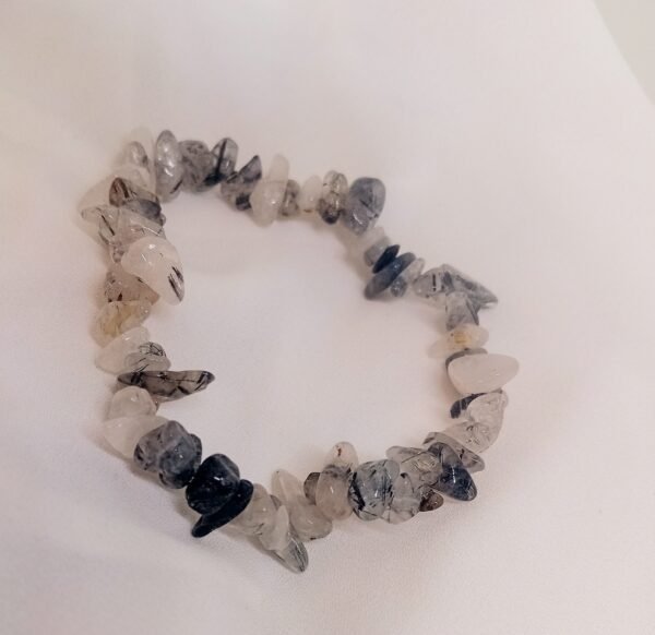 Pulsera de Chip de Cuarzo con Turmlina - Imagen 3