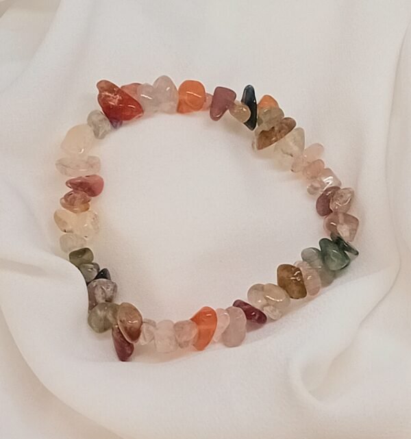 Pulsera de Chip de Cuarzo Rutilado
