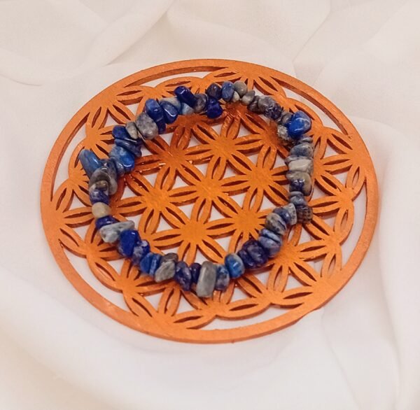 Pulsera de Chip de Lapislázuli - Imagen 2