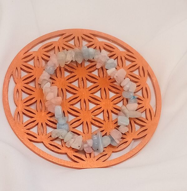 Pulsera de Chip de Morganita - Imagen 2